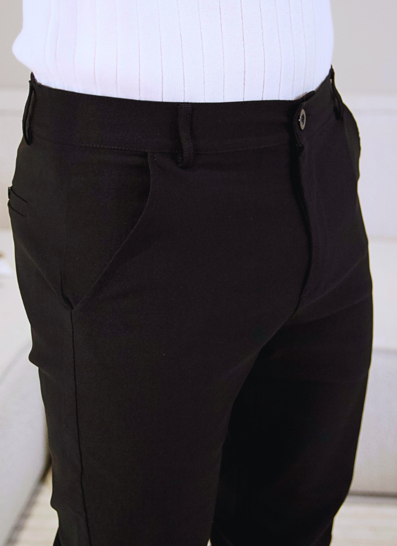 Lightweight chinos - black