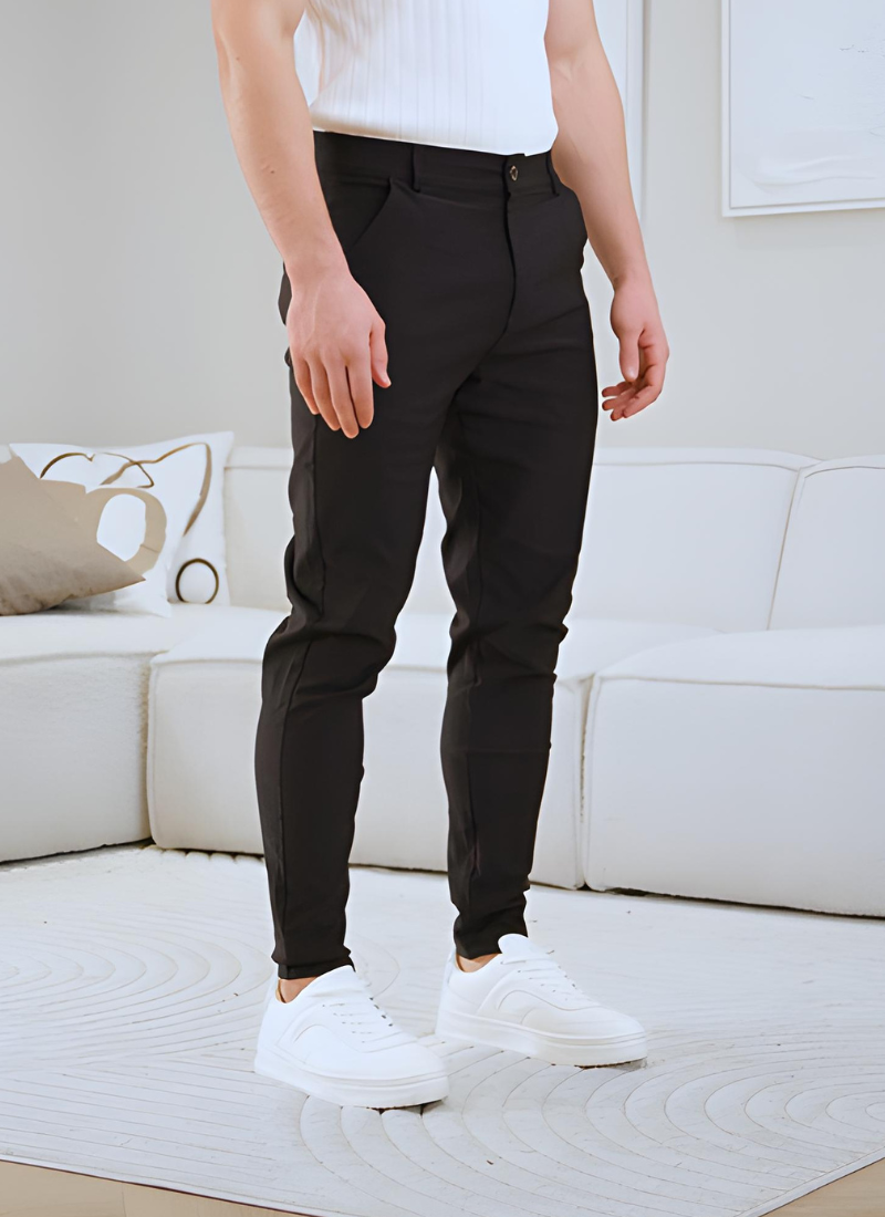 Lightweight chinos - zwart