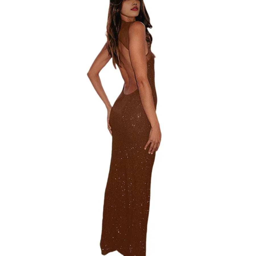 LARA | Maxi Glitterjurk