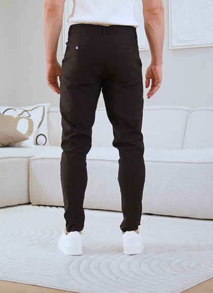 Lightweight chinos - black