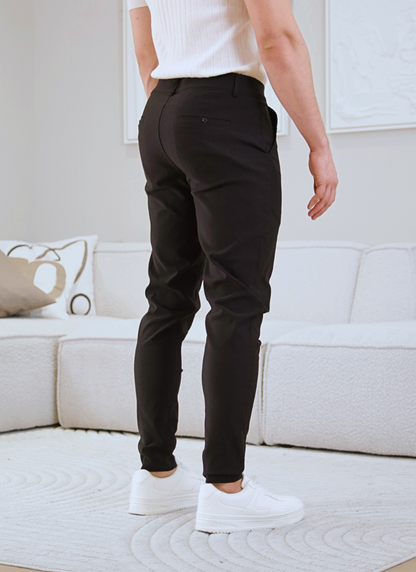 Lightweight chinos - zwart