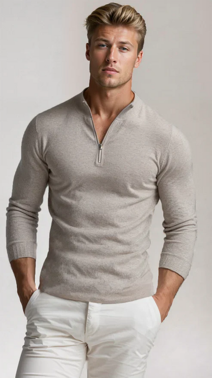 Lucas™ - Stijlvolle Functionaliteit met de Half-Zip Trui