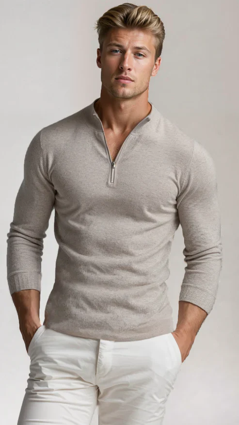 Lucas™ - Stijlvolle Functionaliteit met de Half-Zip Trui