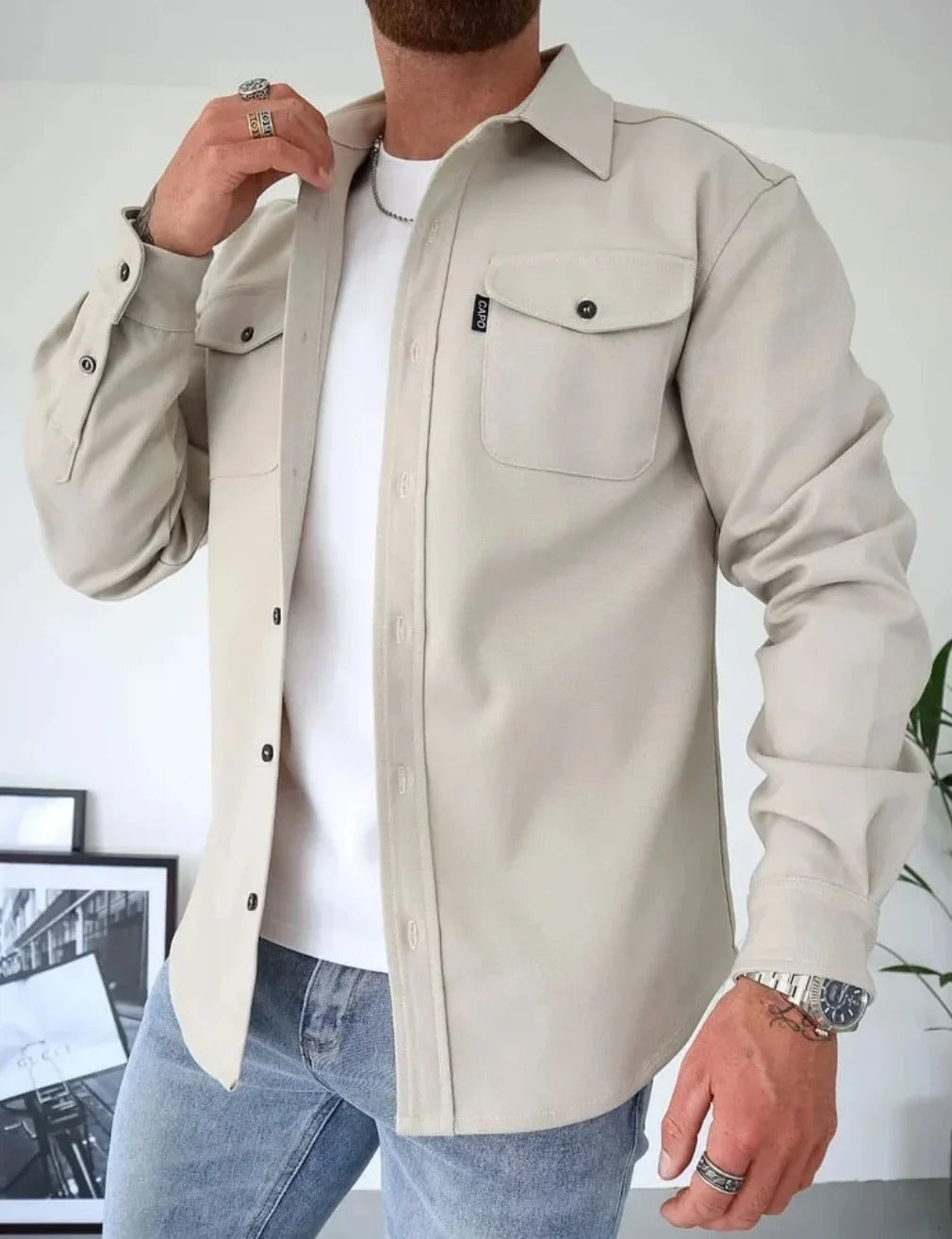 JAN | Casual Shirt Jacket
