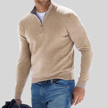 David | Warme vest met rits