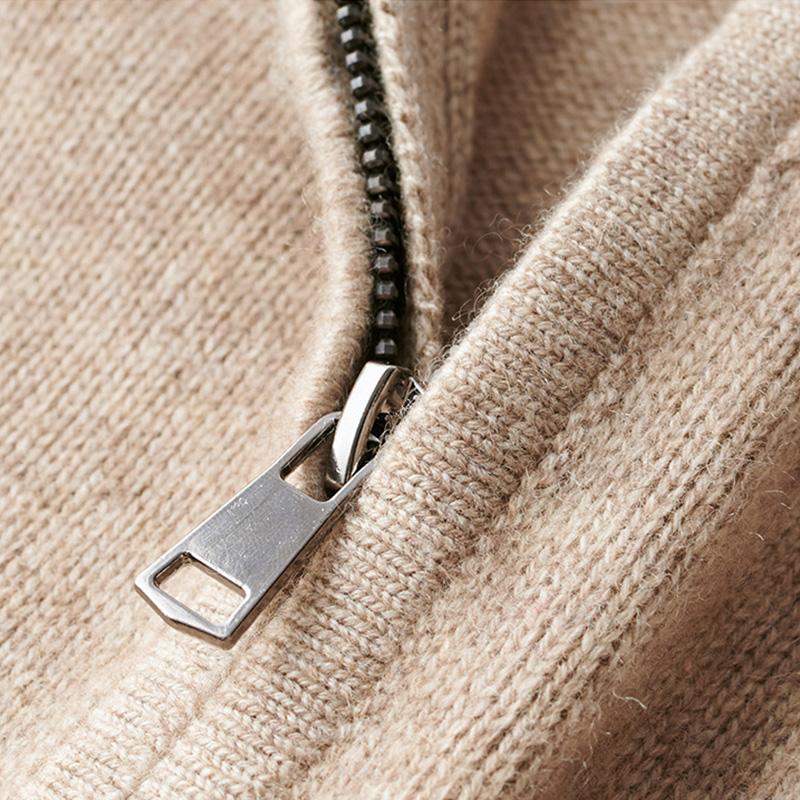 David | Warme vest met rits