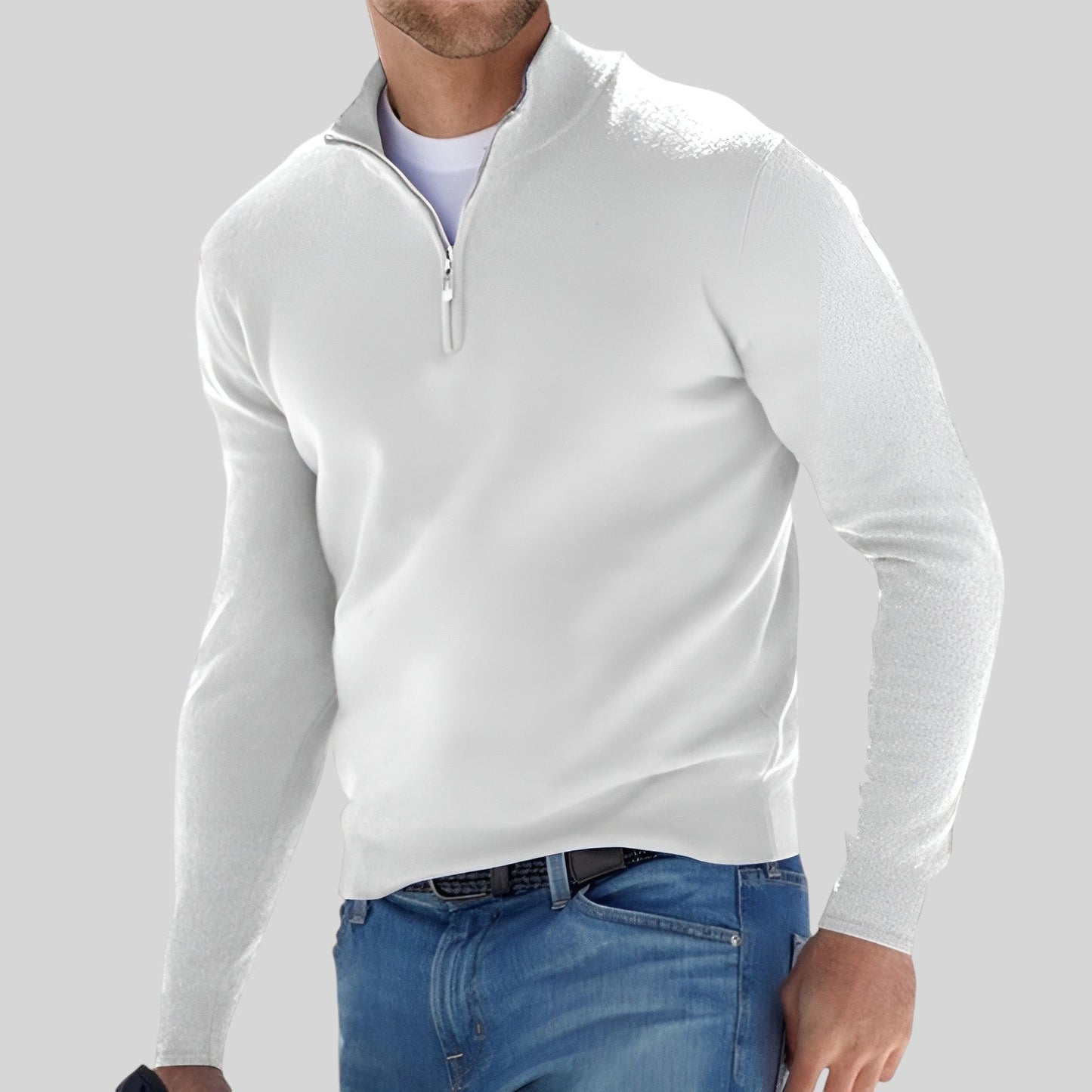 David | Warme vest met rits
