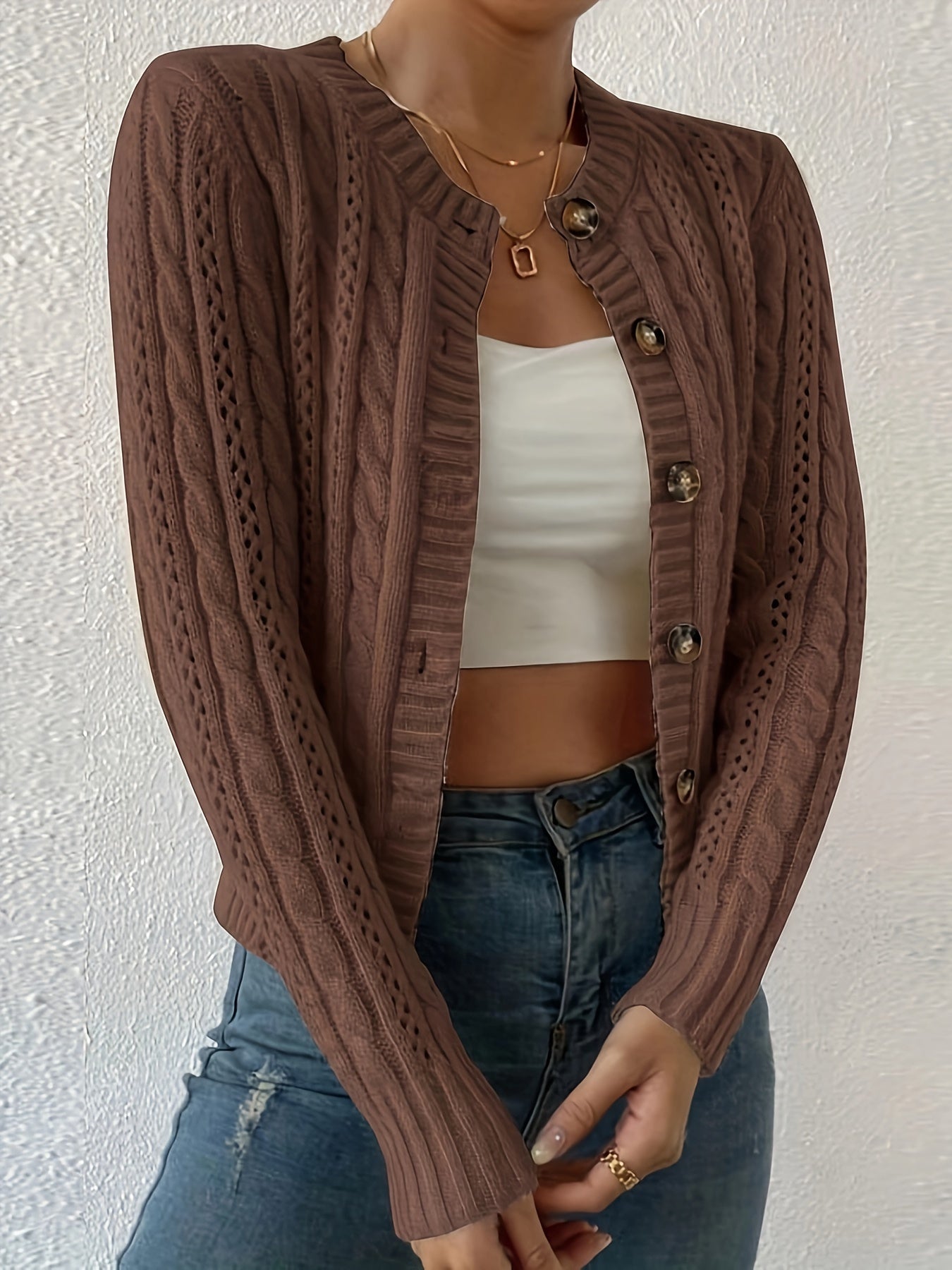 LEAH | Gebreide Cardigan
