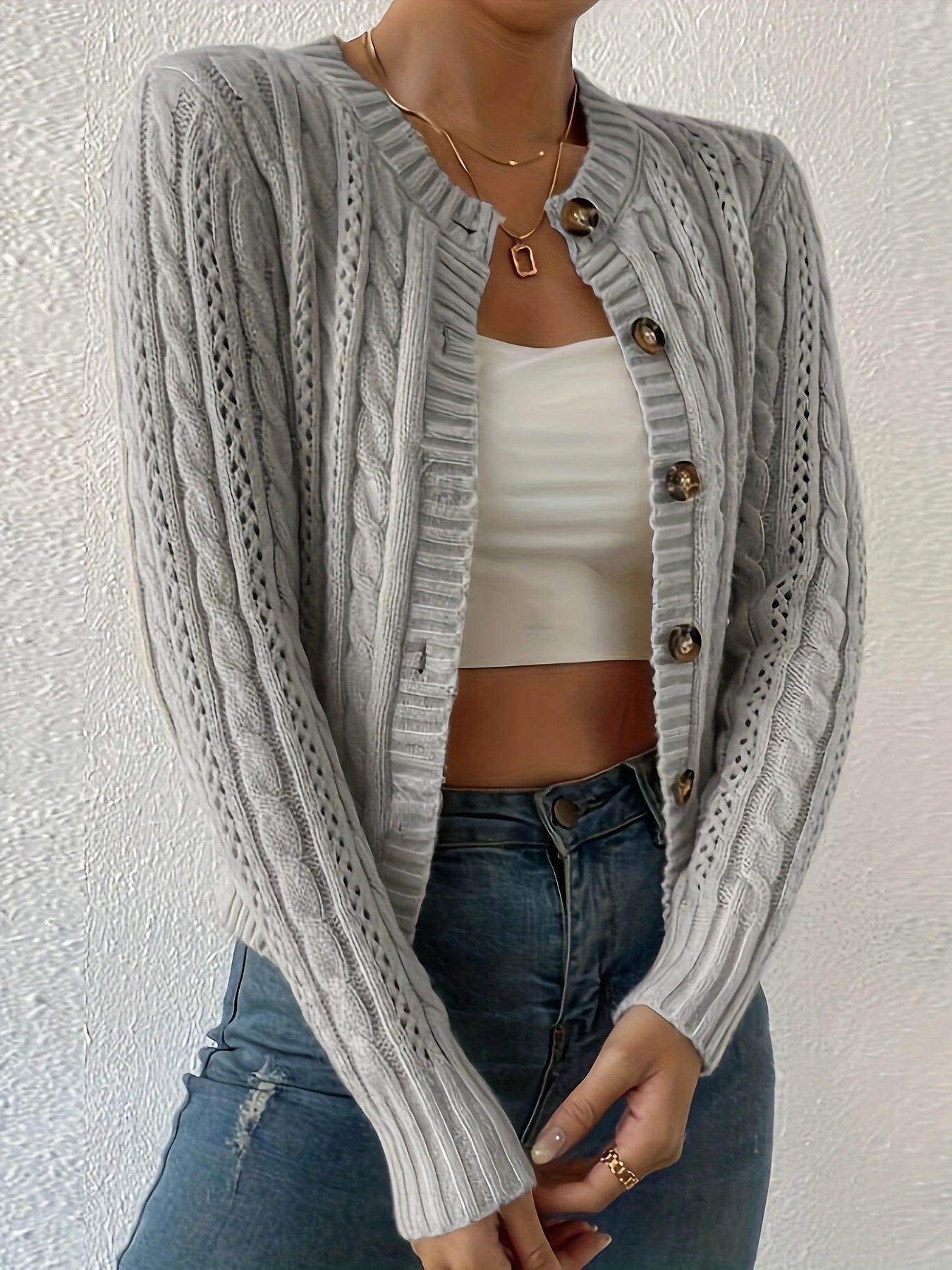 LEAH | Gebreide Cardigan